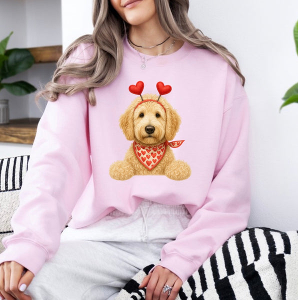 Valentine Dog sweatshirt