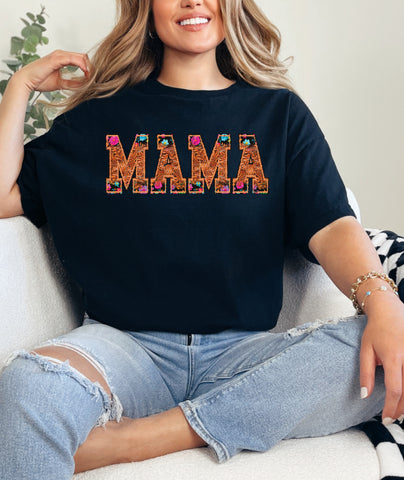 Leather Mama tee