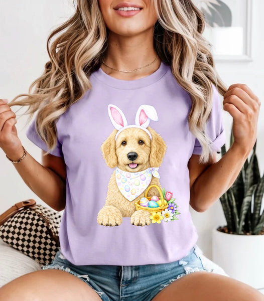 Easter Dogs 2 comfort color tee