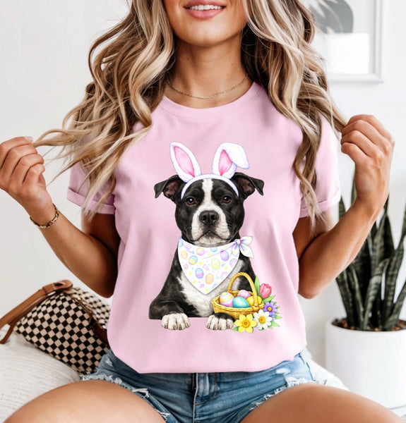 Easter Dogs comfort color tee