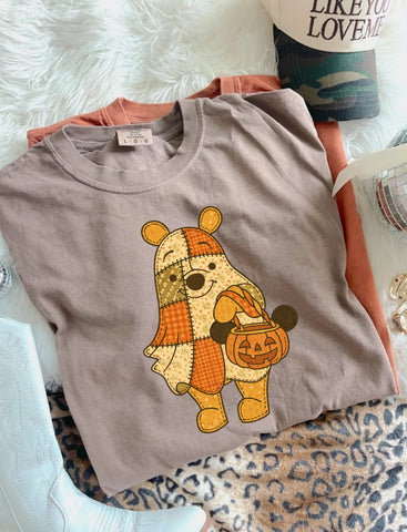 Halloween patchwork Pooh