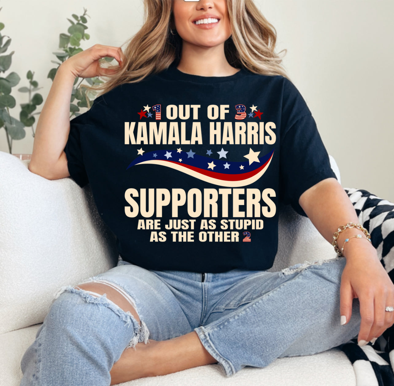 1 out of 3 Kamala supporters