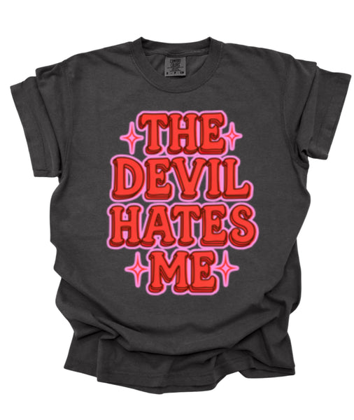 COMFORT COLORS the devil hates me