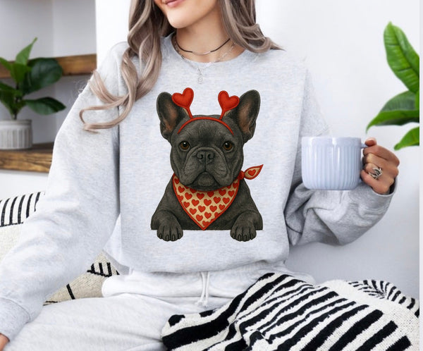 Valentine Dog sweatshirt