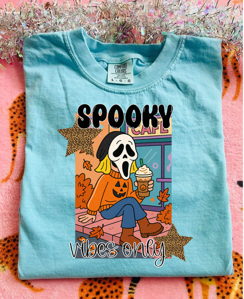 Lizzie spooky vibes only  tee