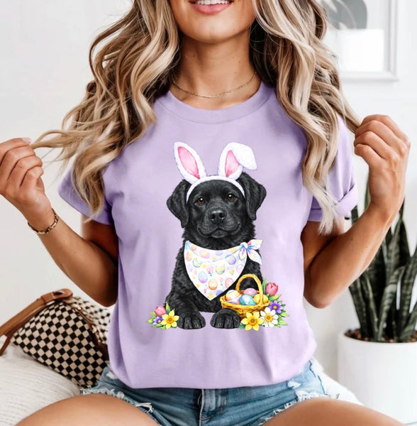 Easter Dogs comfort color tee