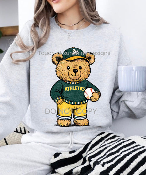Vintage Baseball Teddy Bear tshirt
