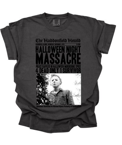 Halloween night massacre tee