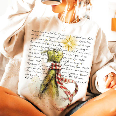 Grinch star sweatshirt