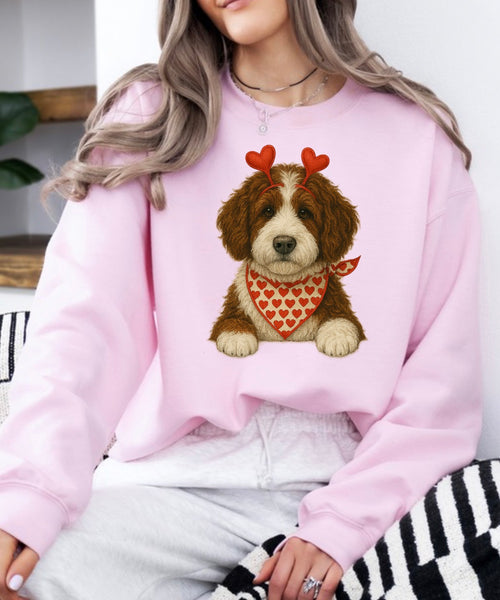 Valentine Dog sweatshirt