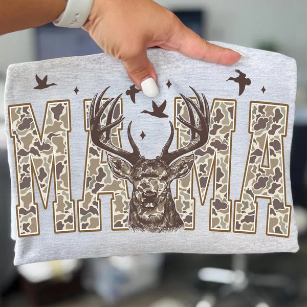 Camo Deer Mama sweatshirt