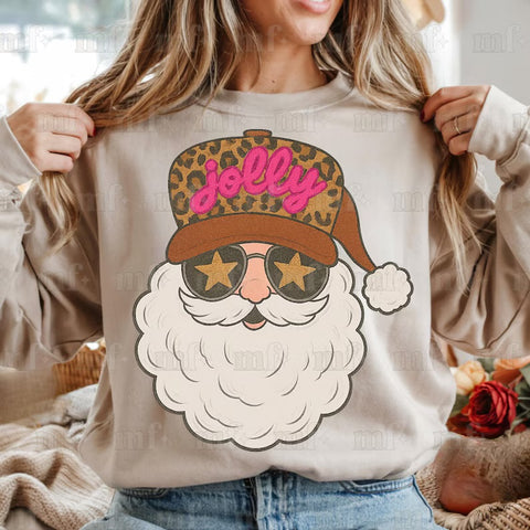 Boujee Jolly Santa sweatshirt