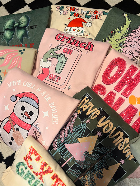 MYSTERY Christmas sweatshirts
