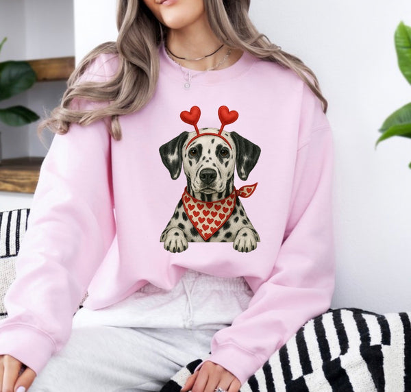 Valentine Dog sweatshirt