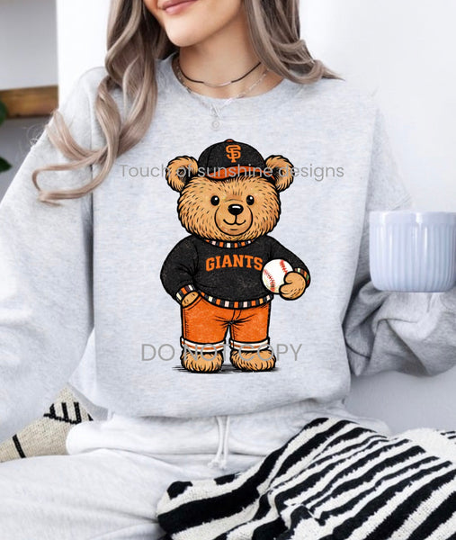 Vintage Baseball Teddy Bear tshirt