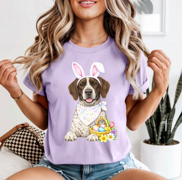 Easter Dogs 2 comfort color tee