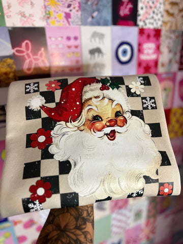 Checkered Santa