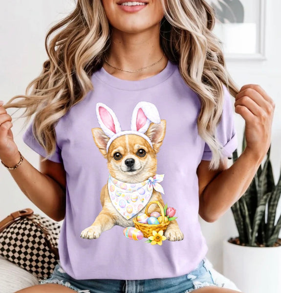 Easter Dogs comfort color tee