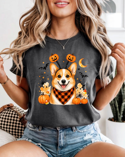 Halloween Dogs Comfort color tee