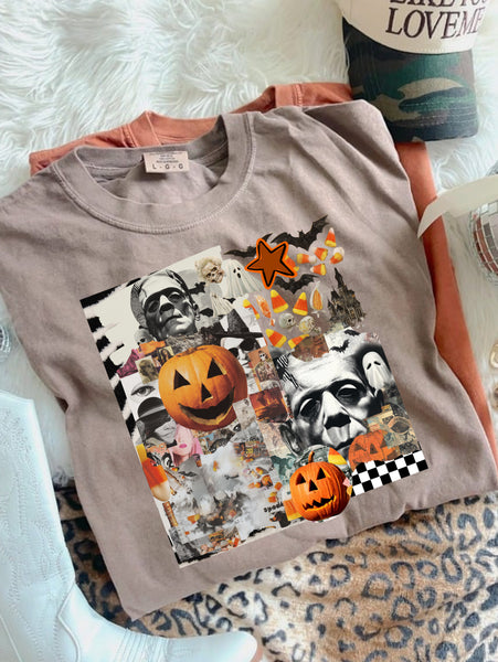 Halloween collage