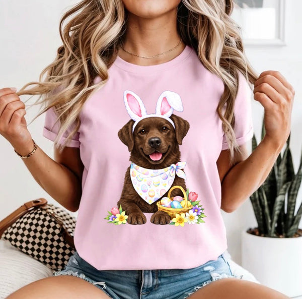 Easter Dogs comfort color tee