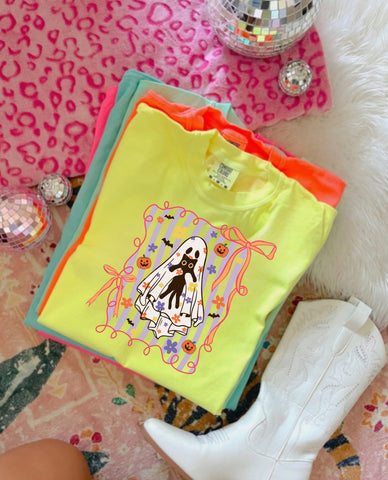 Ghost kitty tee