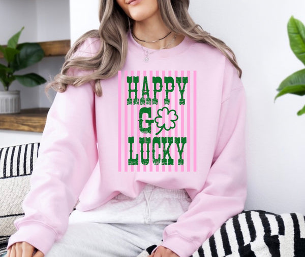 Happy go lucky sweatshirt