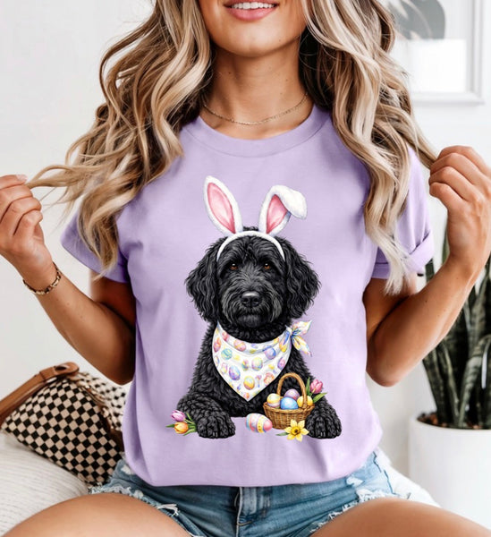 Easter Dogs 2 comfort color tee