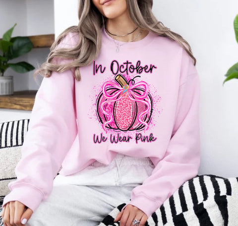 In October we wear pink (pumpkin)