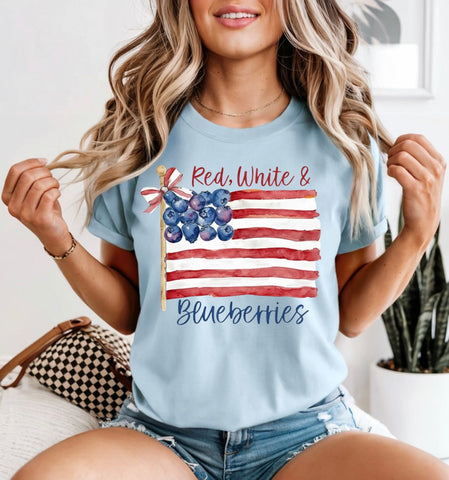 Red white and blueberries