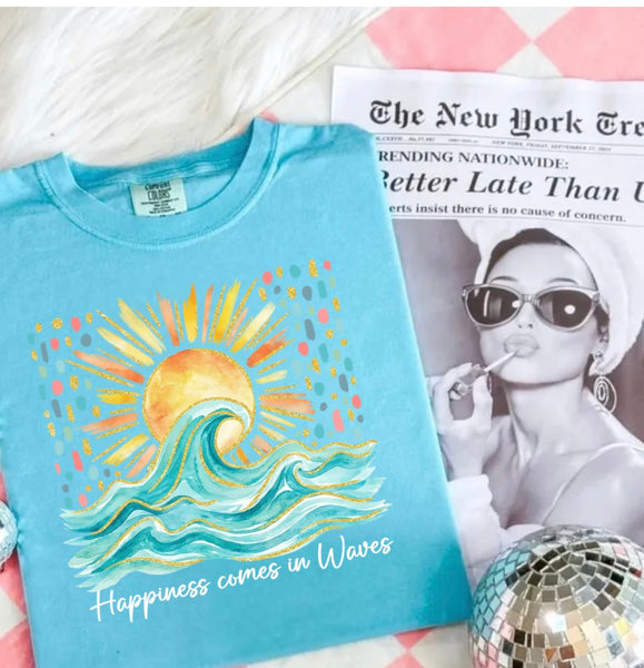 Happiness comes in waves
