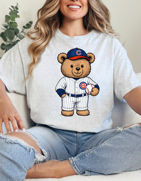 Vintage Baseball Teddy Bear tshirt