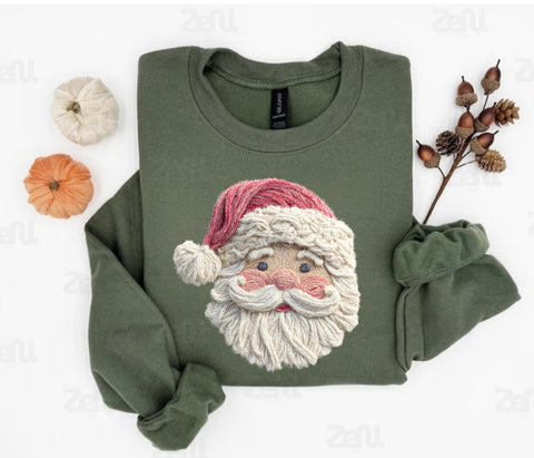 Yarn Santa sweatshirt