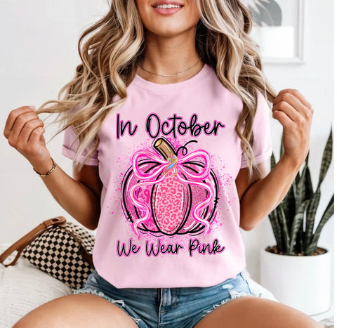 In October we wear pink(pumpkin)