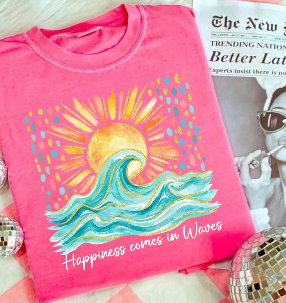 Happiness comes in waves