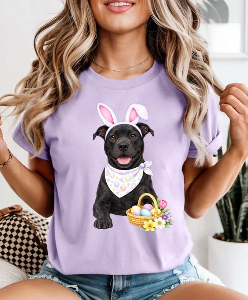 Easter Dogs 2 comfort color tee