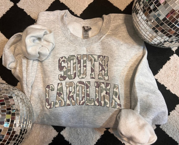 Camo state sweatshirt