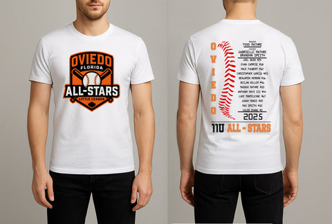 ALL STARS 11U TSHIRT (COACHES TODD/GABRIELLE/BRANDON)