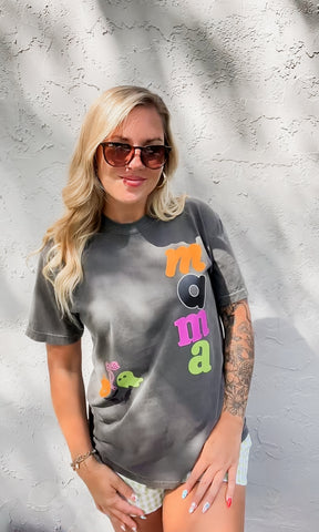 MAMA Halloween doodle tee