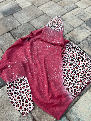 Valentine’s Day Cheetah Hearts